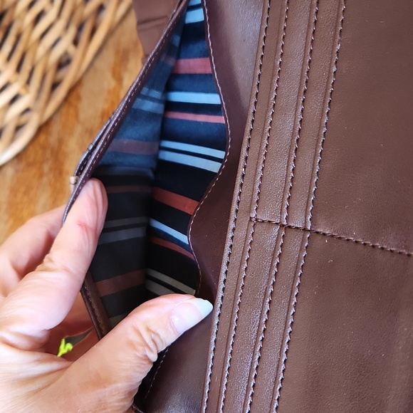 Sharif Wallet Tooled Snakeskin Jeweled Accents - Picture 12 of 16